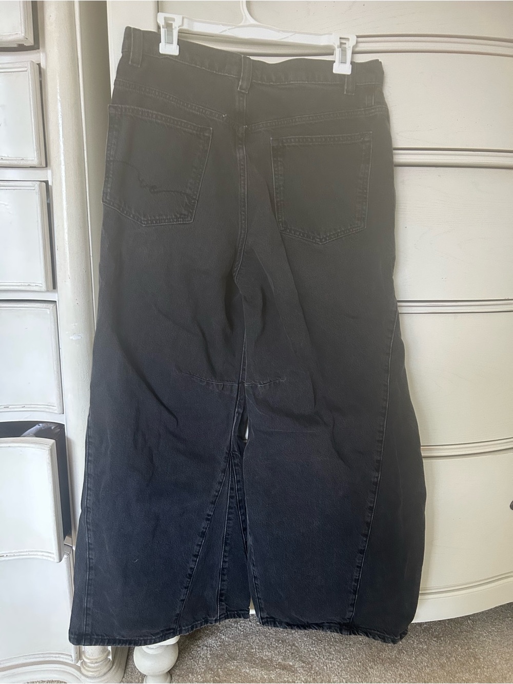 Free People Black Wide-Leg High-Rise Jeans - Picture 6 of 6